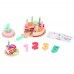Lelin Toys Дървена торта за Рожден ден 2 в 1
