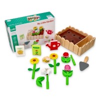 Lelin Toys Дървени цветя за засаждане, Моята малка градина Lelin Toys Дървени цветя за засаждане, Моята малка градина