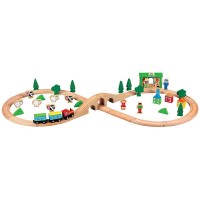 Lelin Toys Wooden Train Set