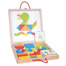 Lelin Toys Магнитни форми и цветове в куфар