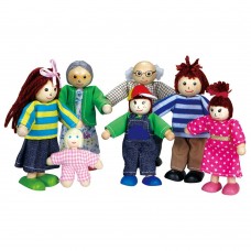 Lelin Toys Wooden Big Family Dolls Lelin Toys Wooden Big Family Dolls