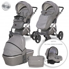 Lorelli Baby stroller Rimini Premuim, grey 