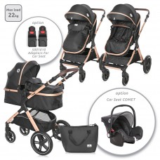 Lorelli Baby stroller 2 in 1 Viola, black