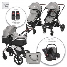 Lorelli Baby stroller 2 in 1 Viola, opaline grey