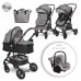 Lorelli Baby stroller Alba, opaline grey