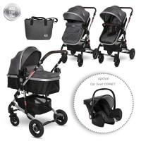 Lorelli Baby stroller Alba Premium, steel grey Lorelli Baby stroller Alba Premium, steel grey
