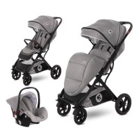 Lorelli Baby combi stroller Storm Set, opaline grey
