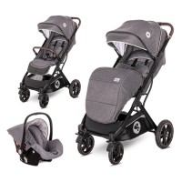 Lorelli Baby combi stroller Storm Set, steel grey