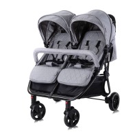 Lorelli Twin stroller Duo, grey Lorelli Twin stroller Duo, grey
