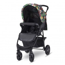 Lorelli Baby stroller Olivia Basic with cover, tropical flowers