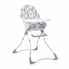 Lorelli Marcel Baby High Chair, grey parrots Lorelli Marcel Baby High Chair, grey parrots