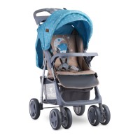 Lorelli Baby stroller Foxy Blue and Beige Moon Bear