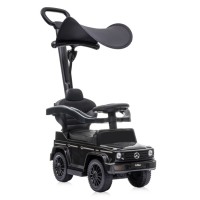 Lorelli Ride On Car Mercedes Benz G350D with handle and canopy, black