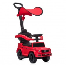 Lorelli Ride On Car Mercedes Benz G350D with handle and canopy, red