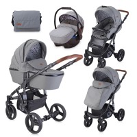 Lorelli Baby stroller Rimini dark grey 