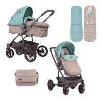 Lorelli Комбинирана бебешка количка S500 с чанта и покривало Teddy Bear