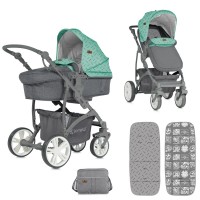 Lorelli Baby stroller Vista Green&Grey