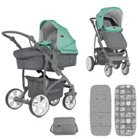 Lorelli Baby stroller Vista Green&Grey Lorelli Baby stroller Vista Green&Grey