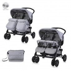 Lorelli Twin stroller Twin, Cool Grey 