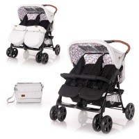 Lorelli Twin stroller Twin Grey-Black