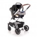 Lorelli Baby stroller Angel 3 in 1 grey