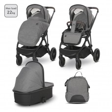 Lorelli Baby stroller Aria 2 in 1, grey