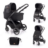 Lorelli Baby stroller California, black marble