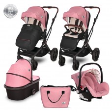 Lorelli Stroller Glory 3 in 1 with carrycot, pink