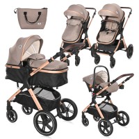 Lorelli Бебешка комбинирана количка Heaven Set, beige Lorelli Бебешка комбинирана количка Heaven Set, beige