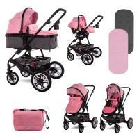 Lorelli Baby stroller Lora Set pink