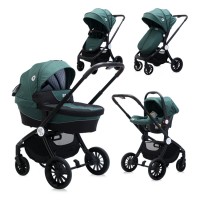 Lorelli Baby stroller Ramona 3 in 1, green