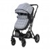 Lorelli Baby stroller Sena Set, grey squared