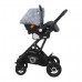 Lorelli Baby stroller Sena Set, grey squared