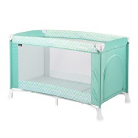Lorelli Бебешка кошара на 1 ниво Verona зелена зиг-заг Lorelli Бебешка кошара на 1 ниво Verona зелена зиг-заг