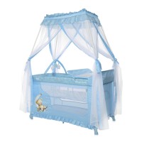 Lorelli Magic Sleep Baby Travel Cot, blue
