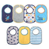 Lorelli Bibs with velcro 7 pcs, boy Lorelli Bibs with velcro 7 pcs, boy