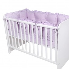 Lorelli Обиколник Uni за бебешко легло 60/120 лилав