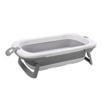 Lorelli Folding Bathtub 83 cm with Thermometer Dino, grey Lorelli Folding Bathtub 83 cm with Thermometer Dino, grey