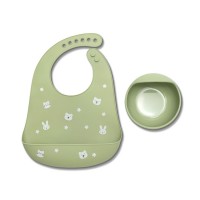 Lorelli Silicone Feeding Set 2 pcs, green