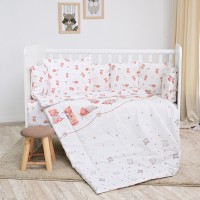 Lorelli 5-elements Bedding Set, Bear with a pillow