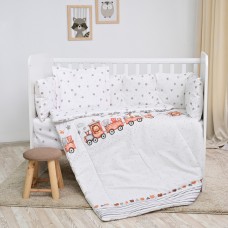 Lorelli Детски спален комплект от 5 части, Влакче