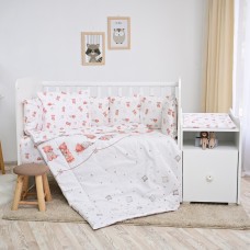 Lorelli 5-elements Bedding Set Trend, Bear with a pillow