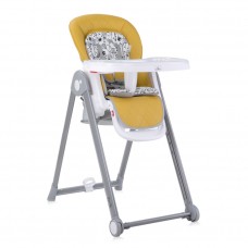 Lorelli Party Baby High Chair, lemon curry PU leather