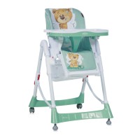 Lorelli Primo Baby High Chair Green Cute Bear