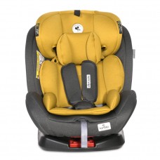 Lorelli Car Seat Lyra Isofix 0-36 kg, black and lemon curry