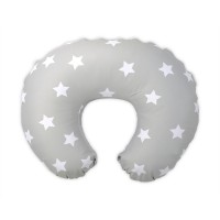 Lorelli Mother cushion Happy, grey stars
