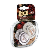 Lovi Dynamic Силиконови залъгалки I Love 2 броя
