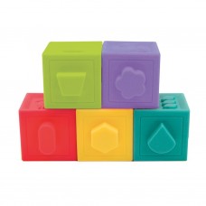 Ludi Комплект 5 броя цветни кубчета