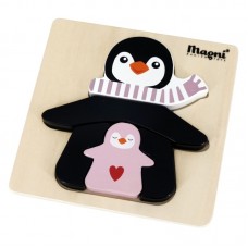 Magni Penguin puzzle, pink