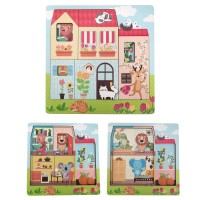 Magni Puzzle with layers - House